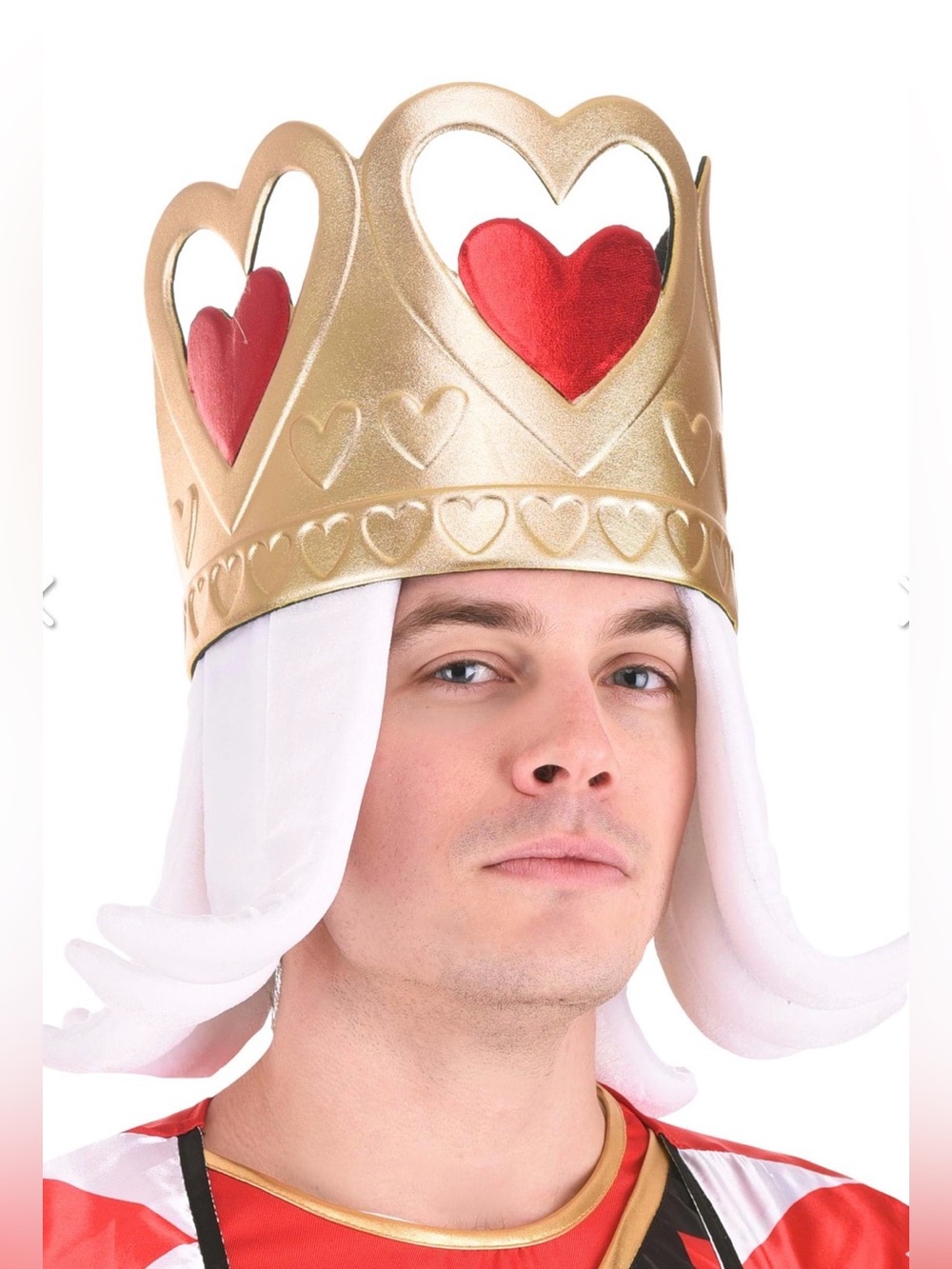 NWT Elope Disney king of Hearts crown Halloween accessory